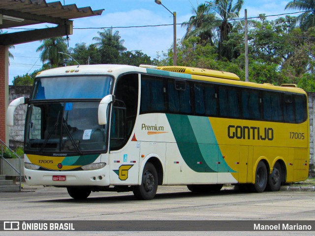 Empresa Gontijo de Transportes 17005 na cidade de Recife, Pernambuco, Brasil, por Manoel Mariano. ID da foto: 9287728.