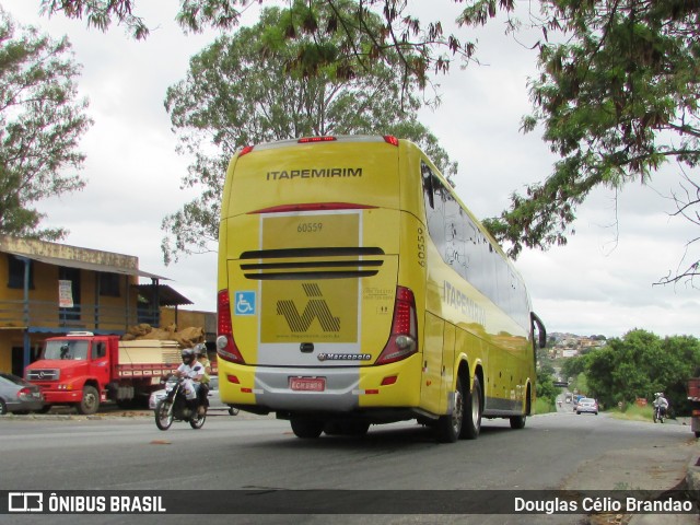 Viação Itapemirim 60559 na cidade de Belo Horizonte, Minas Gerais, Brasil, por Douglas Célio Brandao. ID da foto: 9230380.