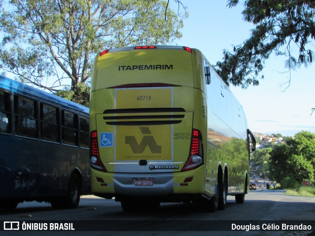 Viação Itapemirim 60719 na cidade de Belo Horizonte, Minas Gerais, Brasil, por Douglas Célio Brandao. ID da foto: 9230216.