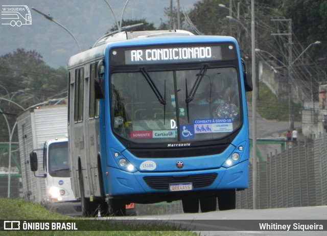 Viação Serrana 15186 na cidade de Serra, Espírito Santo, Brasil, por Whitiney Siqueira. ID da foto: 9229370.