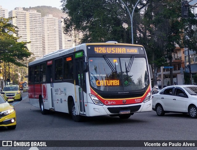 Auto Viação Alpha A48109 na cidade de Rio de Janeiro, Rio de Janeiro, Brasil, por Vicente de Paulo Alves. ID da foto: 9231765.