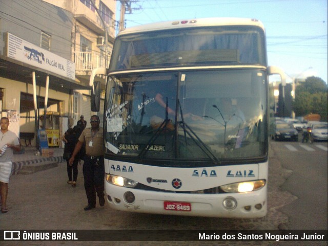 Empresa de Transportes São Luiz 4820 na cidade de Capim Grosso, Bahia, Brasil, por Mario dos Santos Nogueira Junior. Número da foto: #9229641.