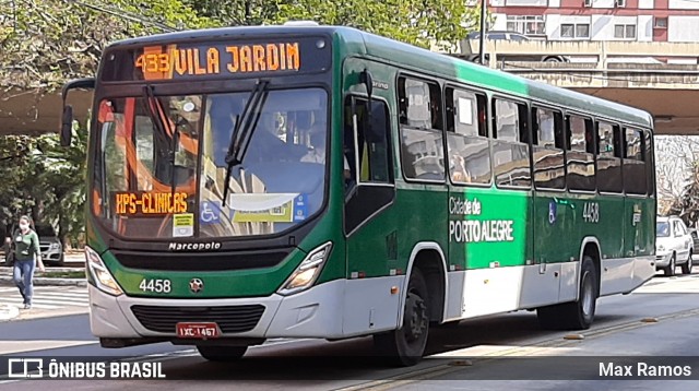 VAP - Viação Alto Petrópolis 4458 na cidade de Porto Alegre, Rio Grande do Sul, Brasil, por Max Ramos. Número da foto: #9231789.