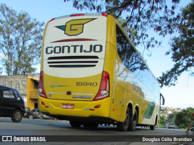 Empresa Gontijo de Transportes 18840 na cidade de Belo Horizonte, Minas Gerais, Brasil, por Douglas Célio Brandao. ID da foto: 9230236.