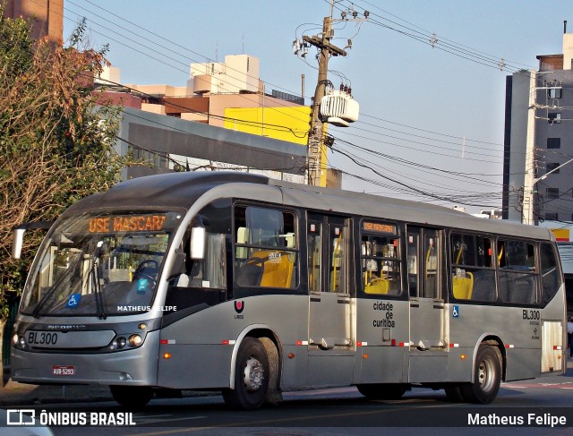 Transporte Coletivo Glória BL300 na cidade de Curitiba, Paraná, Brasil, por Matheus Felipe. Número da foto: #9228804.