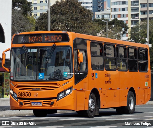 Viação Cidade Sorriso GI850 na cidade de Curitiba, Paraná, Brasil, por Matheus Felipe. ID da foto: 9228810.