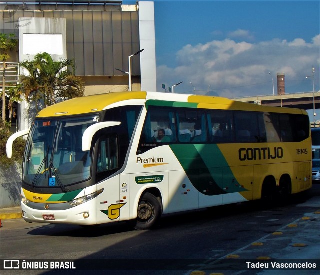 Empresa Gontijo de Transportes 18145 na cidade de Rio de Janeiro, Rio de Janeiro, Brasil, por Tadeu Vasconcelos. Número da foto: #9230580.