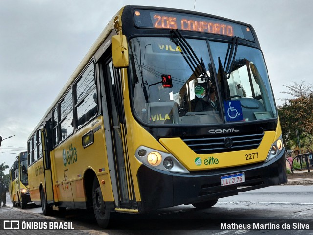 Viação Elite 2277 na cidade de Volta Redonda, Rio de Janeiro, Brasil, por Matheus Martins da Silva. Número da foto: #9229917.