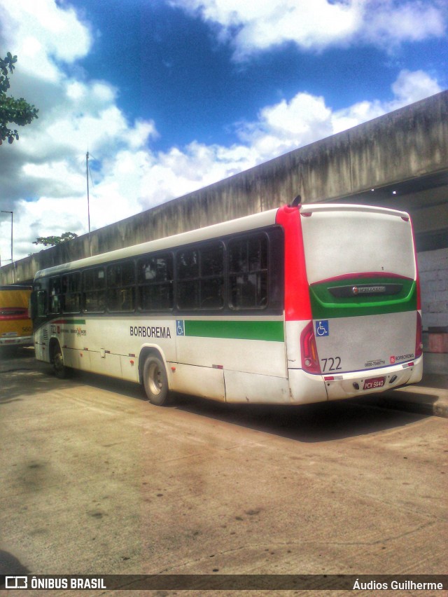 Borborema Imperial Transportes 722 na cidade de Jaboatão dos Guararapes, Pernambuco, Brasil, por Áudios Guilherme. ID da foto: 9231616.