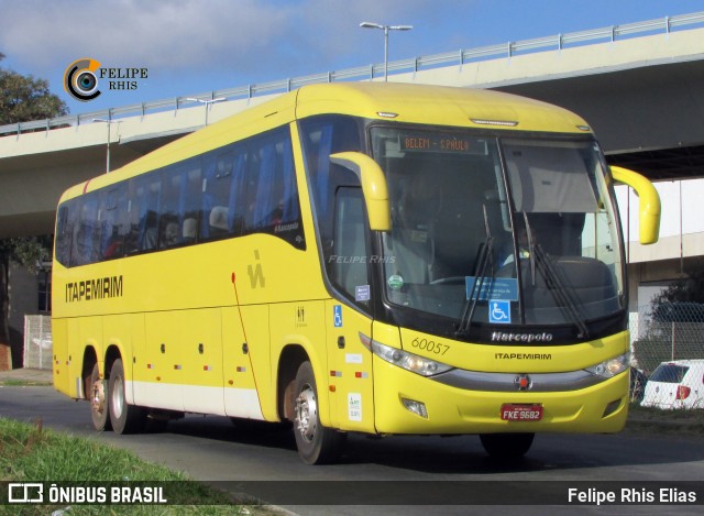 Viação Itapemirim 60057 na cidade de Campinas, São Paulo, Brasil, por Felipe Rhis Elias. Número da foto: #9231400.