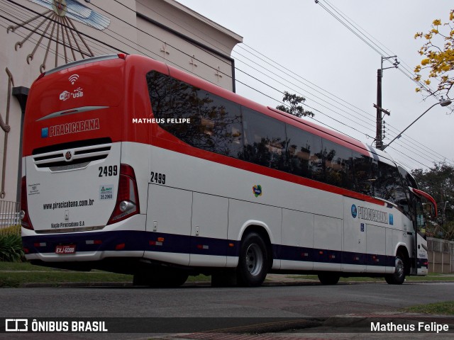 Viação Piracicabana 2499 na cidade de Curitiba, Paraná, Brasil, por Matheus Felipe. ID da foto: 9228849.