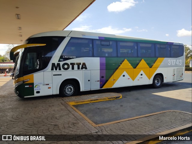 Viação Motta 31743 na cidade de Ribeirão Preto, São Paulo, Brasil, por Marcelo Horta. ID da foto: 9229555.