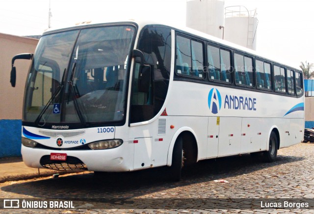 Viação Andrade 11000 na cidade de Araxá, Minas Gerais, Brasil, por Lucas Borges . Número da foto: #9290625.