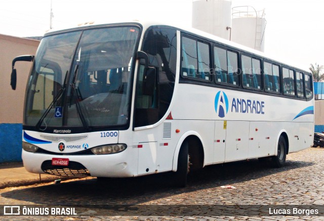 Viação Andrade 11000 na cidade de Araxá, Minas Gerais, Brasil, por Lucas Borges . ID da foto: 9290625.