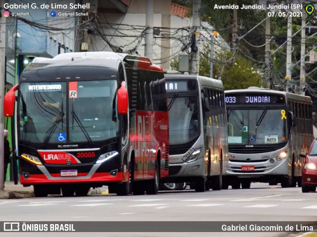 Lirabus 20005 na cidade de Jundiaí, São Paulo, Brasil, por Gabriel Giacomin de Lima. Número da foto: #9291075.