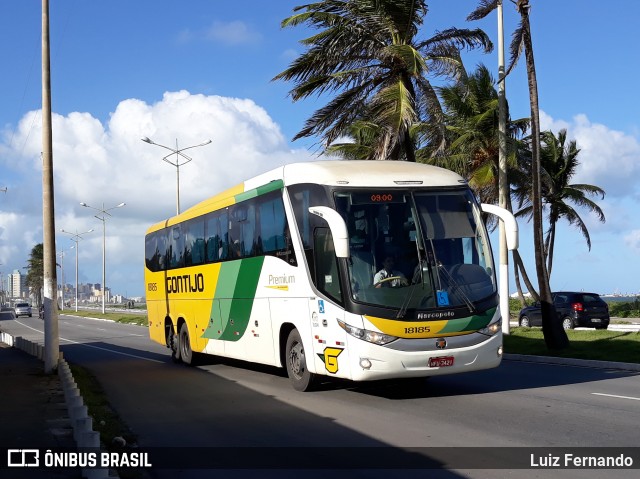 Empresa Gontijo de Transportes 18185 na cidade de Maceió, Alagoas, Brasil, por Luiz Fernando. ID da foto: 9290248.