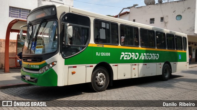 Empresa de Ônibus e Turismo Pedro Antônio RJ 126.008 na cidade de Vassouras, Rio de Janeiro, Brasil, por Danilo  Ribeiro. ID da foto: 9290850.