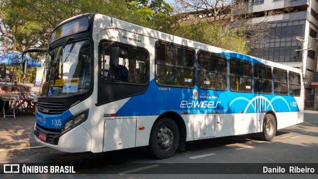 Viação Santa Edwiges e Turismo 1 005 na cidade de Barra do Piraí, Rio de Janeiro, Brasil, por Danilo  Ribeiro. ID da foto: 9289159.