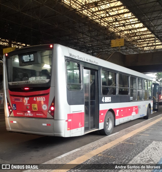 Express Transportes Urbanos Ltda 4 8893 na cidade de São Paulo, São Paulo, Brasil, por Andre Santos de Moraes. Número da foto: #9290071.