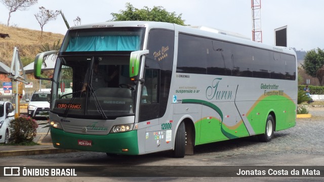 Turin Transportes 12000 na cidade de João Monlevade, Minas Gerais, Brasil, por Jonatas Costa da Mata. ID da foto: 9288896.