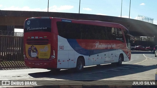 Primatur - Primavera Transportes 940 na cidade de Porto Alegre, Rio Grande do Sul, Brasil, por JULIO SILVA. Número da foto: #9290482.