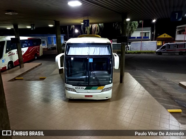 Empresa Gontijo de Transportes 12475 na cidade de Sacramento, Minas Gerais, Brasil, por Paulo Vitor De Azevedo. Número da foto: #9291270.