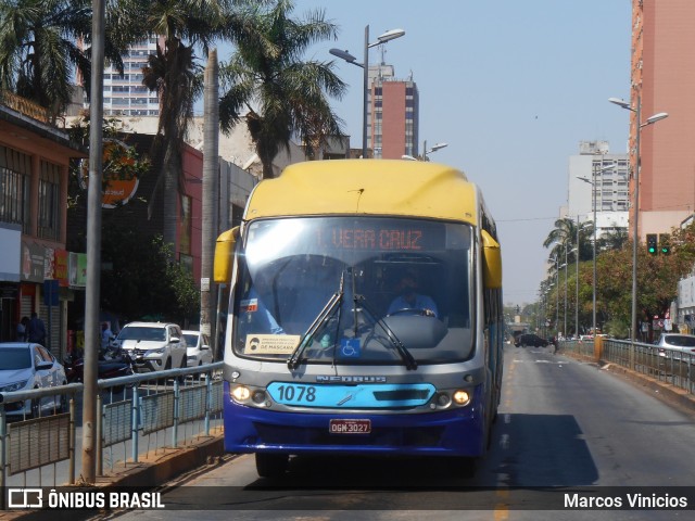 Metrobus 1078 na cidade de Goiânia, Goiás, Brasil, por Marcos Vinicios. ID da foto: 9291283.