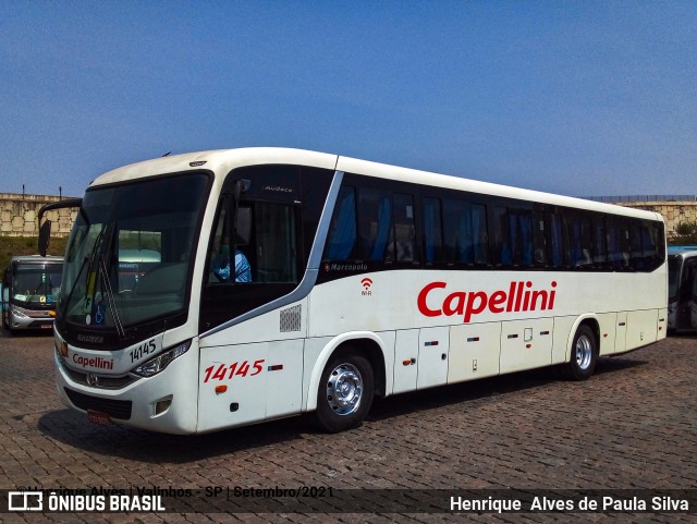 Transportes Capellini 14145 na cidade de Valinhos, São Paulo, Brasil, por Henrique Alves de Paula Silva. Número da foto: #9289674.
