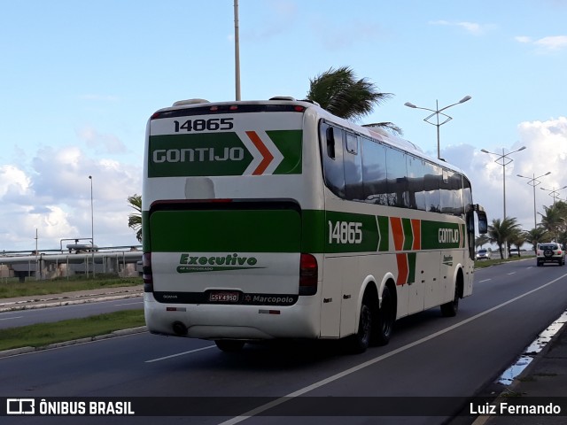 Empresa Gontijo de Transportes 14865 na cidade de Maceió, Alagoas, Brasil, por Luiz Fernando. ID da foto: 9290251.