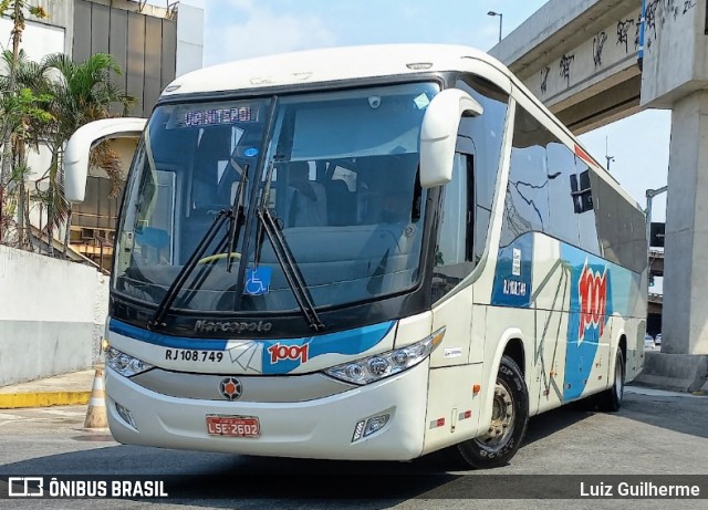 Auto Viação 1001 RJ 108.749 na cidade de Rio de Janeiro, Rio de Janeiro, Brasil, por Luiz Guilherme. ID da foto: 9290909.