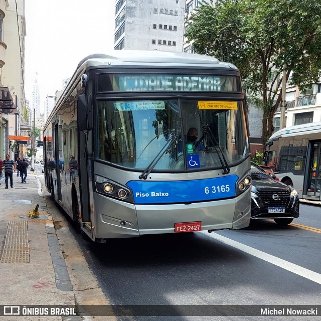 Viação Paratodos > São Jorge > Metropolitana São Paulo > Mobibrasil 6 3165 na cidade de São Paulo, São Paulo, Brasil, por Michel Nowacki. Número da foto: #9291953.