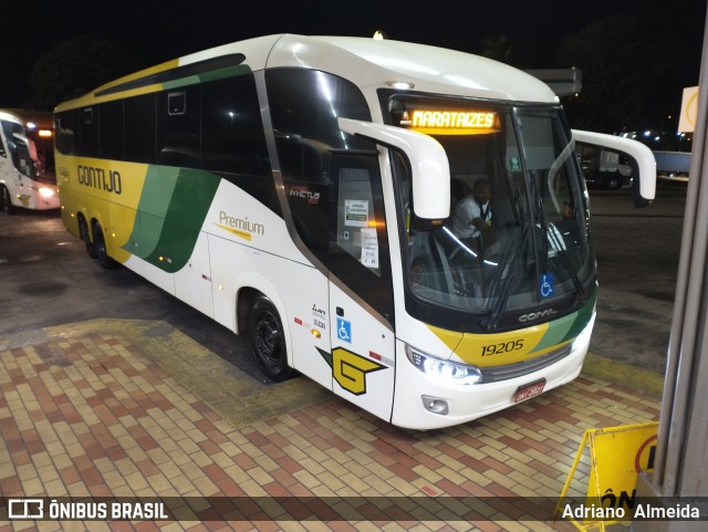 Empresa Gontijo de Transportes 19205 na cidade de João Monlevade, Minas Gerais, Brasil, por Adriano  Almeida. Número da foto: #9293559.