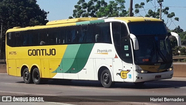 Empresa Gontijo de Transportes 14715 na cidade de Betim, Minas Gerais, Brasil, por Hariel Bernades. ID da foto: 9292286.