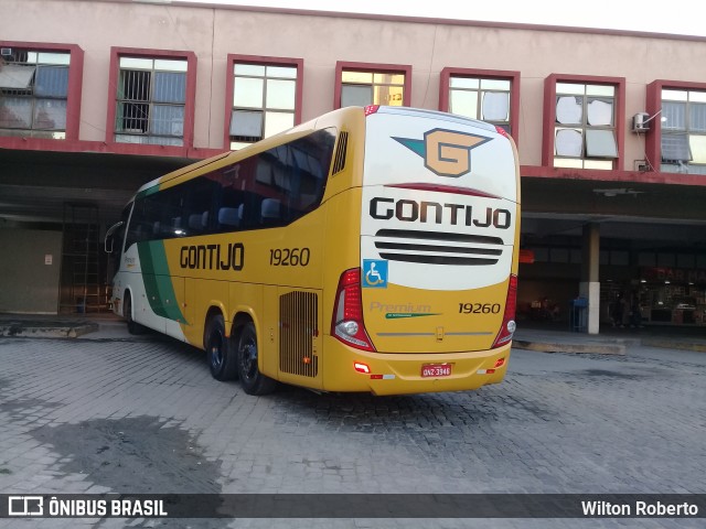 Empresa Gontijo de Transportes 19260 na cidade de Governador Valadares, Minas Gerais, Brasil, por Wilton Roberto. ID da foto: 9291730.