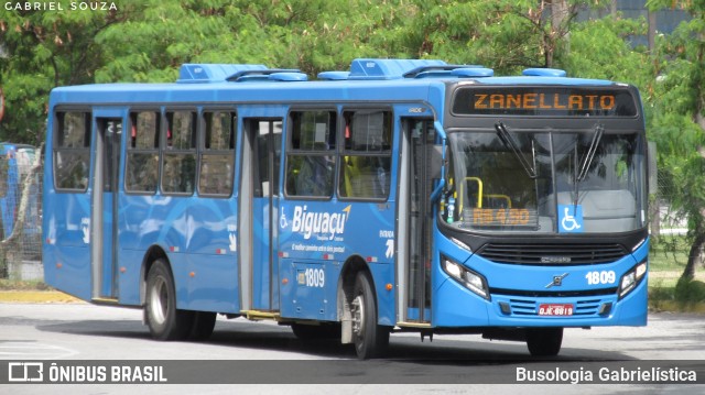 Biguaçu Transportes Coletivos Administração e Participação 1809 na cidade de Florianópolis, Santa Catarina, Brasil, por Busologia Gabrielística. Número da foto: #9293330.