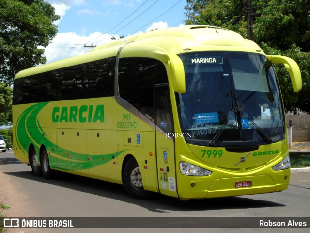 Viação Garcia 7999 na cidade de Paranavaí, Paraná, Brasil, por Robson Alves. Número da foto: #9294559.