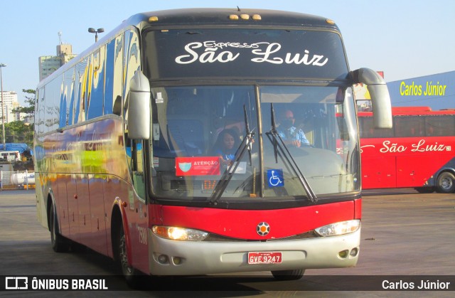 Expresso São Luiz 7580 na cidade de Goiânia, Goiás, Brasil, por Carlos Júnior. ID da foto: 9295096.