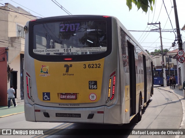 Transunião Transportes 3 6232 na cidade de São Paulo, São Paulo, Brasil, por Rafael Lopes de Oliveira. Número da foto: #9292209.