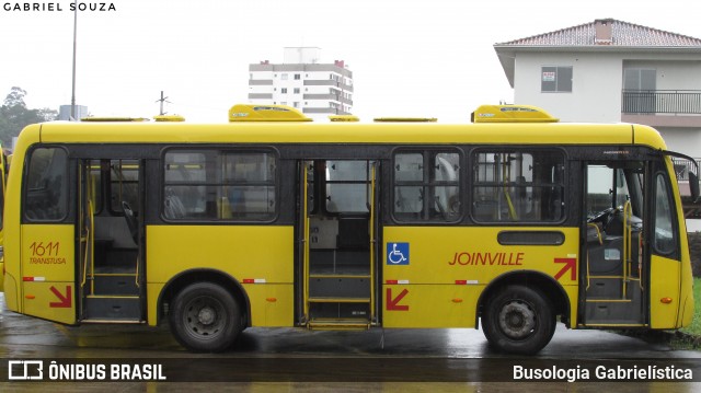 Transtusa - Transporte e Turismo Santo Antônio 1611 na cidade de Joinville, Santa Catarina, Brasil, por Busologia Gabrielística. ID da foto: 9293352.