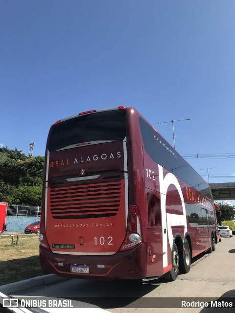 Real Alagoas de Viação 102 na cidade de Jaboatão dos Guararapes, Pernambuco, Brasil, por Rodrigo Matos. Número da foto: #9292852.
