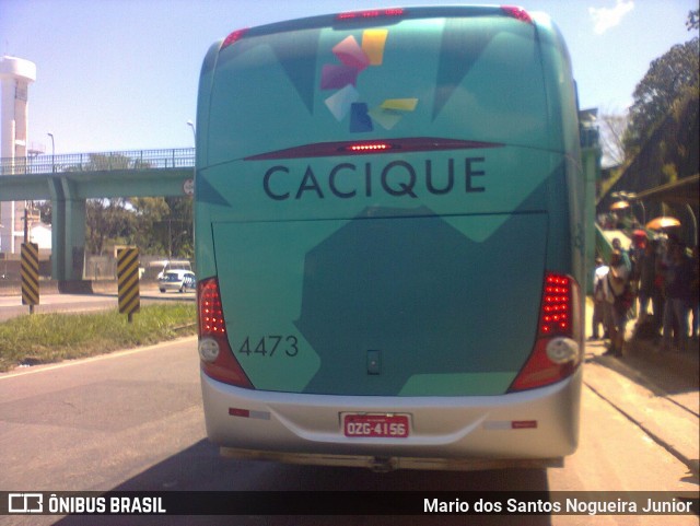 Cacique Transportes 4473 na cidade de Salvador, Bahia, Brasil, por Mario dos Santos Nogueira Junior. ID da foto: 9292377.