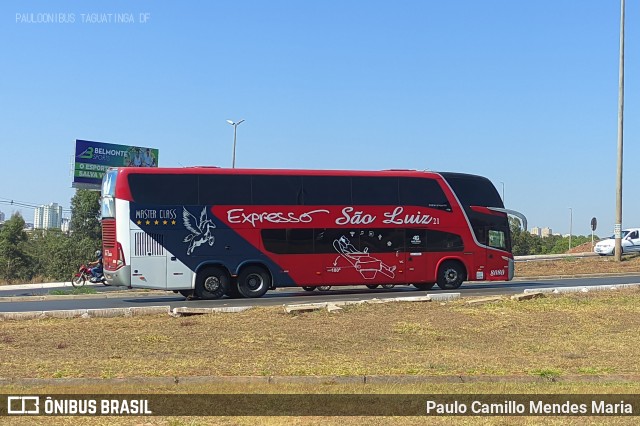 Expresso São Luiz 8080 na cidade de Taguatinga, Distrito Federal, Brasil, por Paulo Camillo Mendes Maria. Número da foto: #9294621.