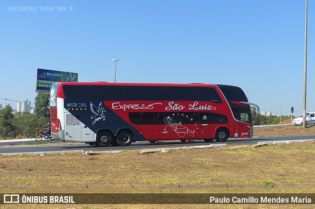 Expresso São Luiz 8080 na cidade de Taguatinga, Distrito Federal, Brasil, por Paulo Camillo Mendes Maria. ID da foto: 9294621.