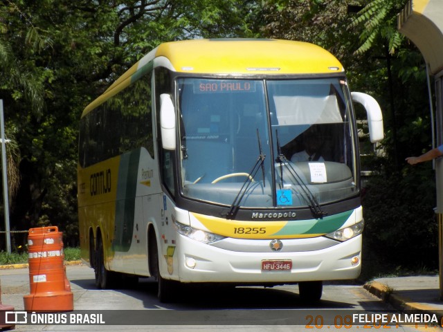 Empresa Gontijo de Transportes 18255 na cidade de São Paulo, São Paulo, Brasil, por FELIPE ALMEIDA. Número da foto: #9292406.