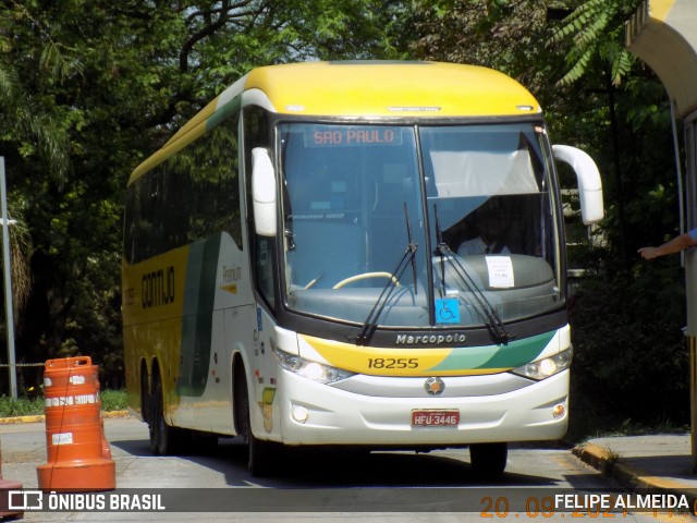 Empresa Gontijo de Transportes 18255 na cidade de São Paulo, São Paulo, Brasil, por FELIPE ALMEIDA. ID da foto: 9292406.