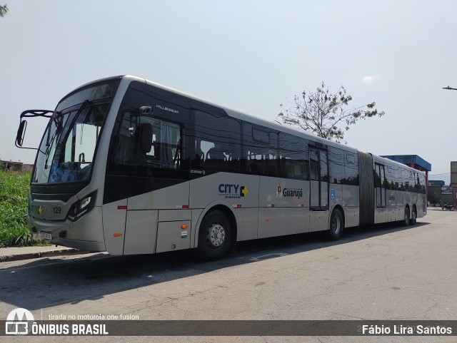 City Transporte Urbano Intermodal - Guarujá 129 na cidade de Guarujá, São Paulo, Brasil, por Fábio Lira Santos. ID da foto: 9293779.