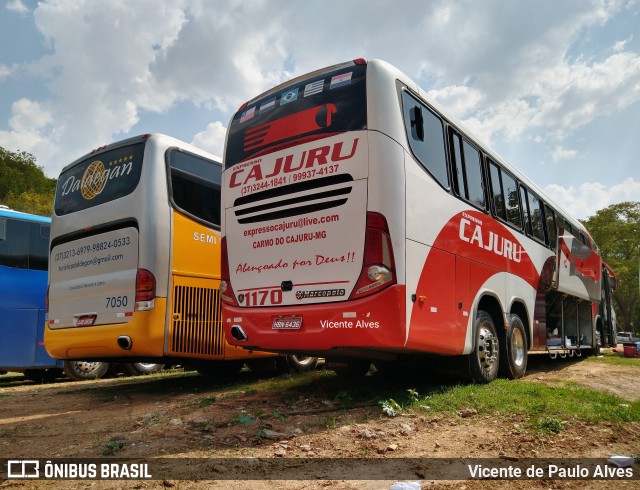 Expresso Cajuru 1170 na cidade de Tiradentes, Minas Gerais, Brasil, por Vicente de Paulo Alves. ID da foto: 9294312.