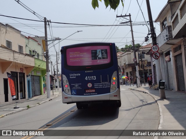 Radial Transporte Coletivo 41.113 na cidade de São Paulo, São Paulo, Brasil, por Rafael Lopes de Oliveira. ID da foto: 9292203.