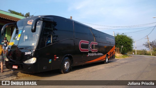 C&C Transporte e Turismo 3040 na cidade de Louveira, São Paulo, Brasil, por Juliana Priscila. Número da foto: #9292207.
