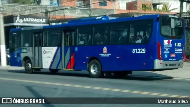 Next Mobilidade - ABC Sistema de Transporte 81.329 na cidade de São Bernardo do Campo, São Paulo, Brasil, por Matheus Silva. ID da foto: 9295562.